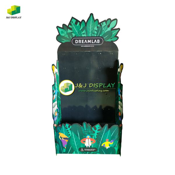 Customizable Color POS Cardboard Display Stand 100% Recyclable Retail Display Stand