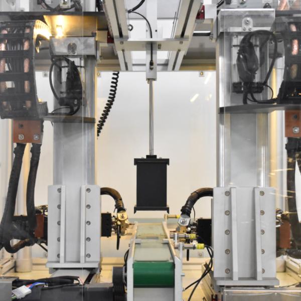 18650 Lithium Battery Pack Spot Welding Machine 8 Axis Precision Control
