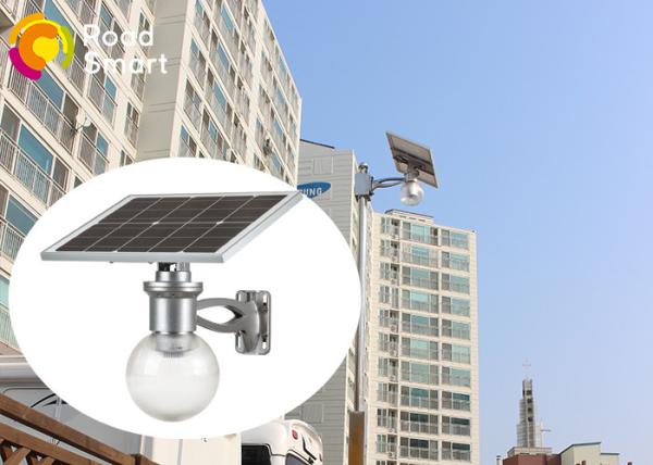 Intelligent Solar LED Parking Lot Lights 12W With 1500-1800lm Flux