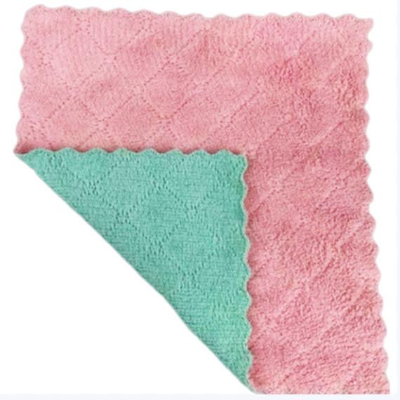 OEM 25x25cm Cellulose Cleaning Cloths Kitchen Dish Towel Non Stick Oil Washing