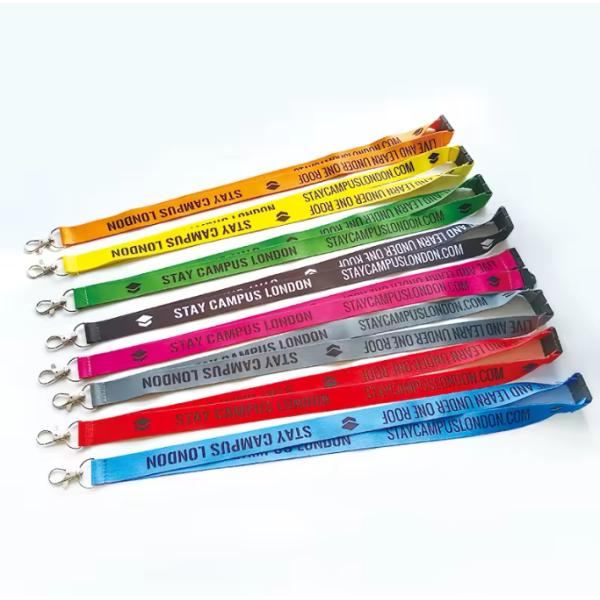 Dye Sumblimation Flat Polyester Retractable Lanyard Card Holder Full Colors