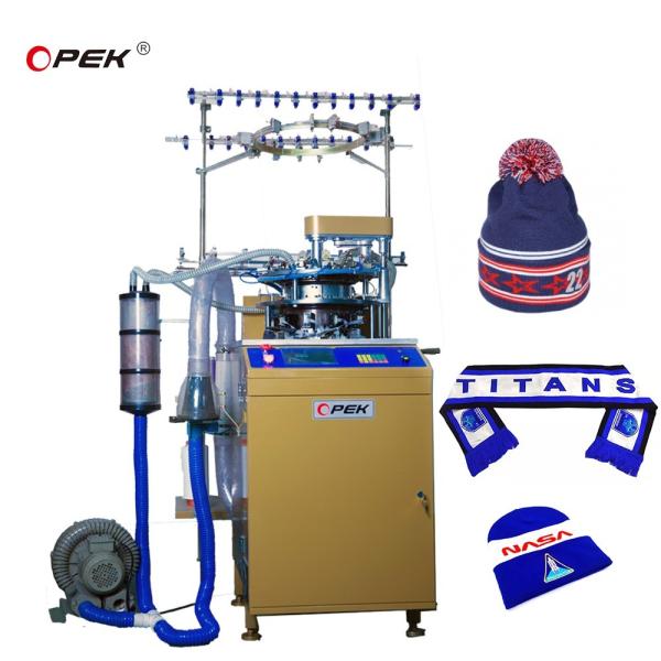 Easy to CE Certificated Circular Knitting Machine for Football Scarf and Hat Knitting