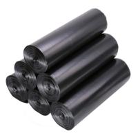 Sacos de lixo portáteis de plástico HDPE feitos de materiais reciclados para uso doméstico