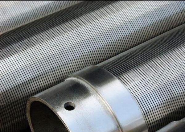 Stainless Steel Sand Control Screens , Perforated Metal Pipe / Tube