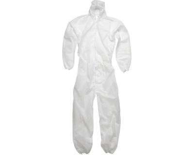 Terno químico respirável da roupa descartável médica plástica completa