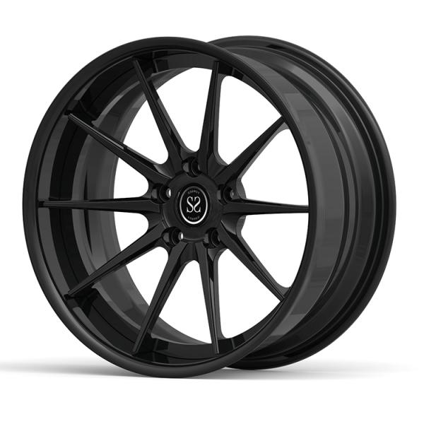 18x9 And 18x10 Satin Black Custom 2-PC Rims Diameter 17/18/19/20/21/22/23/24 For Ford Mustang Shelby GT500 Eleanor 1968