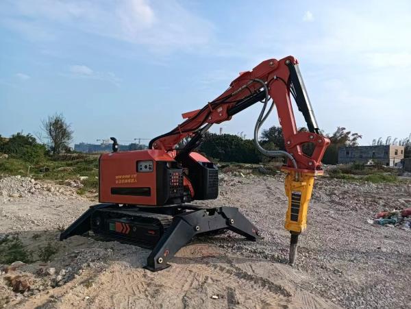 Refractory Brick Removal Steel Slag Cleaning Demolition Robot