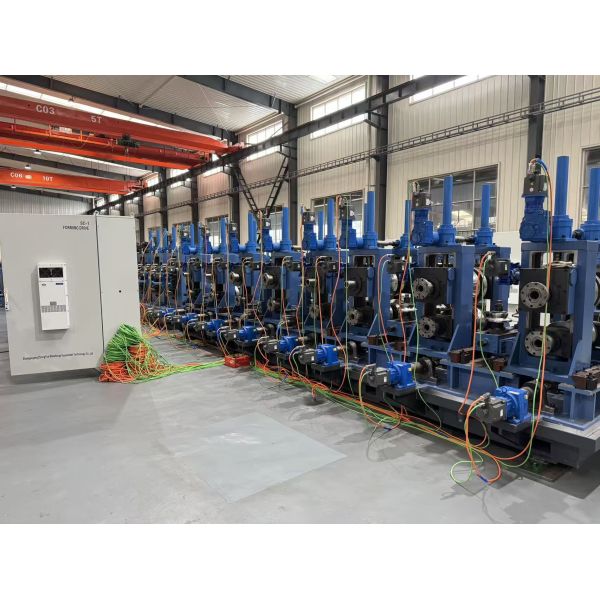 High Speed Tube Forming Machine for API Pipe Production | Φ114–219mm High Precision ERW Pipe Mill for Oil & Gas Pipeline Manufacturing