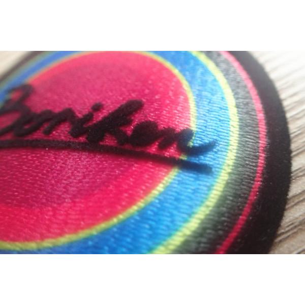 3D Tatami Aaterial Garments Patches ,  Custom Flocking Logo On Patches