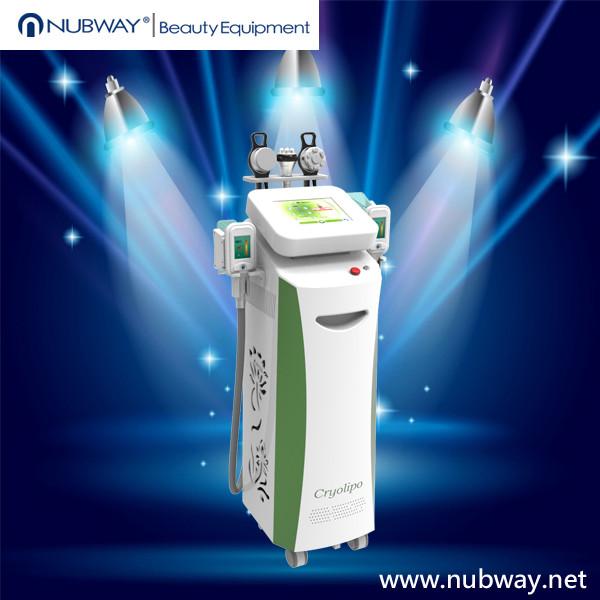 Big powerful vertical cryolipolysis cavitation rf slimming machine for fat/wrinkle removal