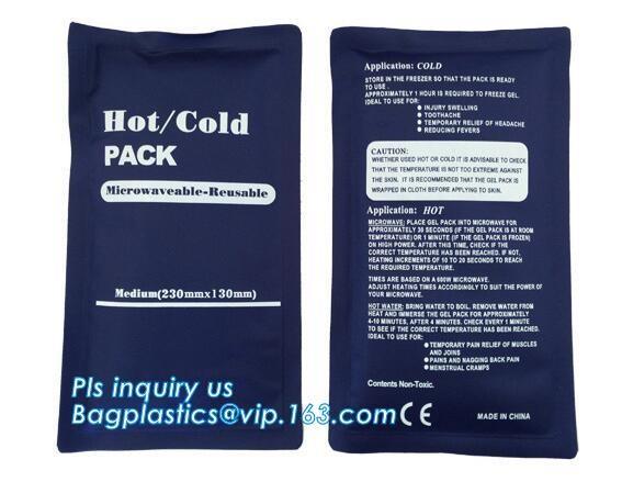 Sports Medicine Ice Bags, Flexible Ice Pack, Easy Seal Ice Cube Bags, Cool Bags & Ice Packs, First Aid Ice Pack, bagease