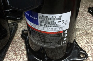 1.95L Copeland Reciprocating Compressor , AC Scroll Trane Scroll Compressor ZR61KH-TFD-522