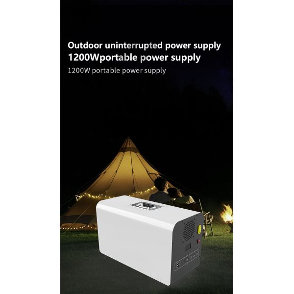 1200W 960Wh LiFePO4 Portable Power Station MPPT Controller Energy Storage Power Supply