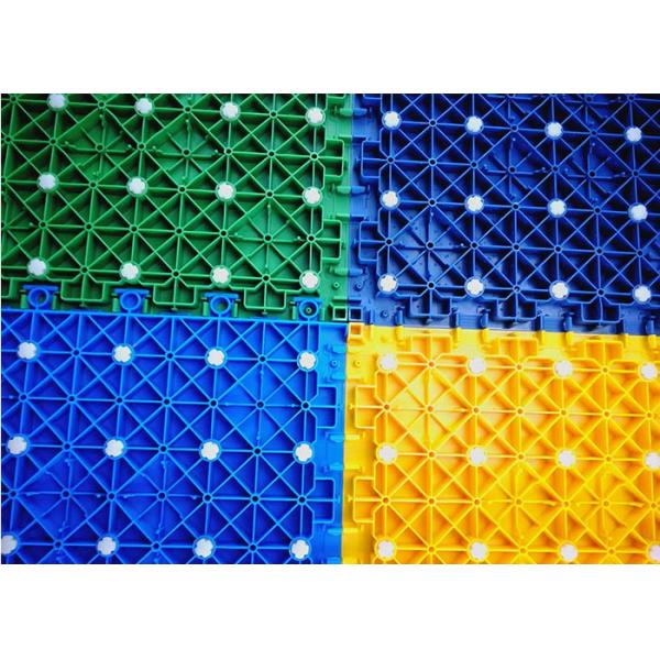 Portable Interlocking Sports Flooring , Excellent Grip Modular Sports Flooring