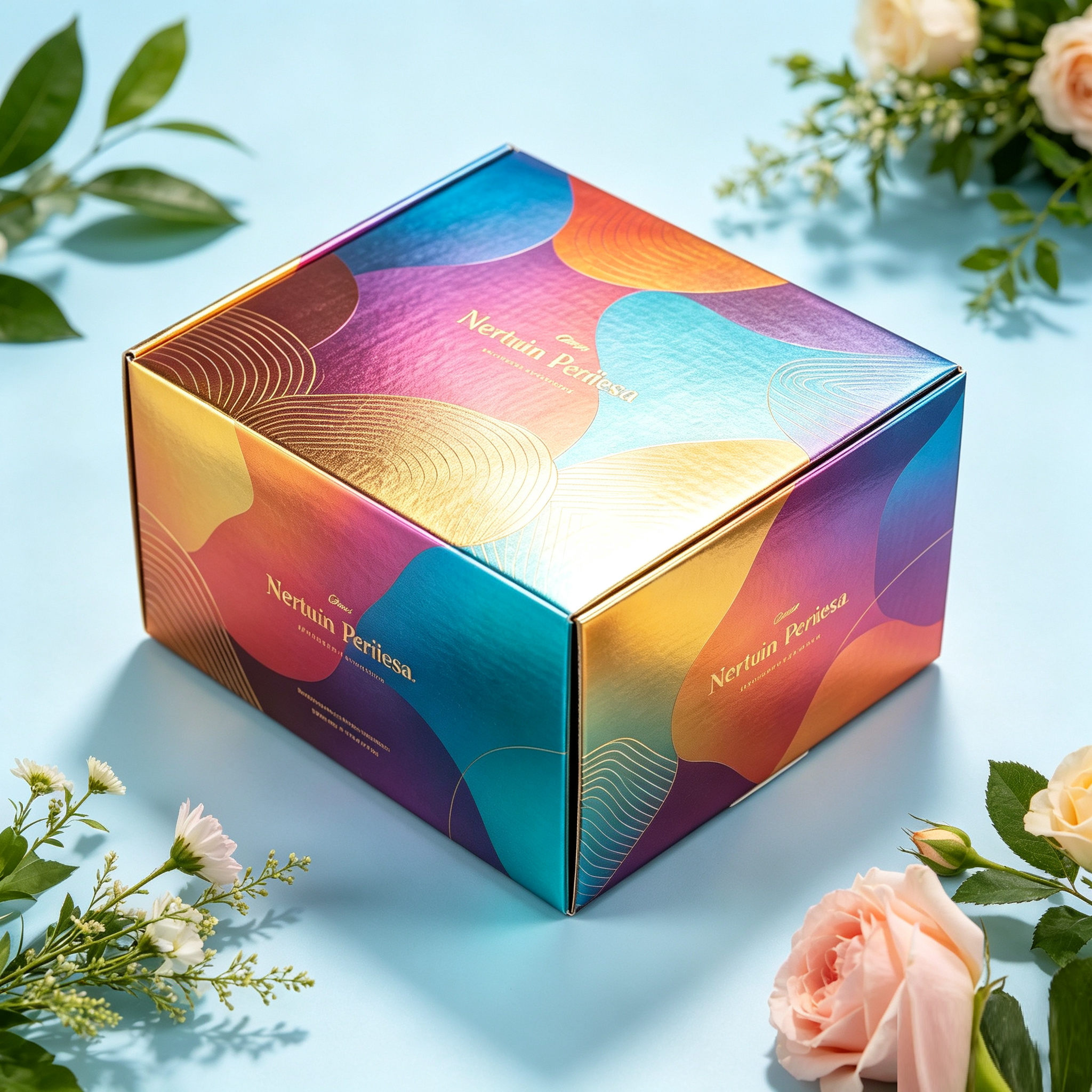 Original Factroy High-End Corrugated Box With Silver Foil Board, Heavy Duty Compact Gift Packaging Box, For Amazon, E-commerce, Shipping, Express, Present Gift Box, PPWR FDA FSC CE FCC Compliant