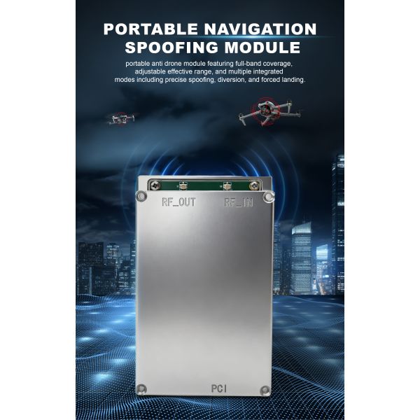 4-6 Channel Signal Source Navigation Spoofing System with GPS/BDS/GLONASS/Galileo Support and 2km Effective Anti-FPV Device