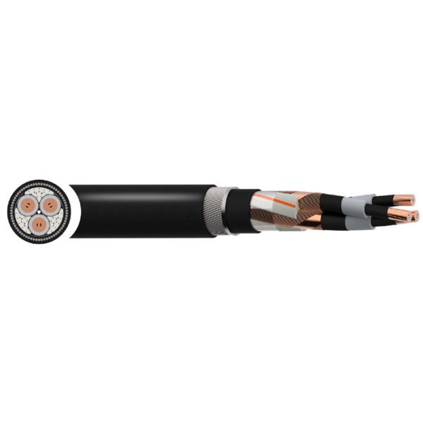 MDPE BS6622 11kv 3x185 Medium Voltage Cable XLPE For Underground System