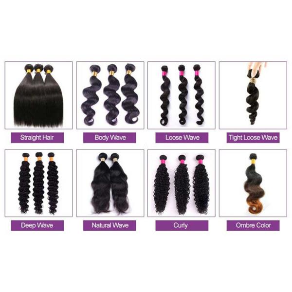 Tissage naturel de cheveux noirs d'armure malaisienne de cheveux de Vierge de catégorie de la vague 7A de corps