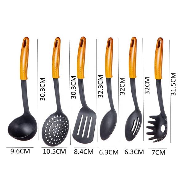 ABS Handle Non Stick Chef Cooking Utensils Set for Colorful and Eco-Friendly Kitchen