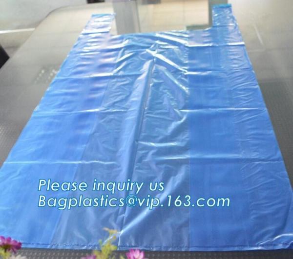 Customized Carry Out Jumbo T Shirt Bags OEM Biodegradable Corn Starch Bio Compostable Bags For Shopping