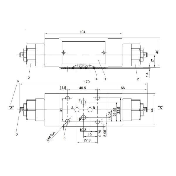 Hydraulic Cylinder  Cartridge Flow Control Valve In Pneumatic System 32 L/min