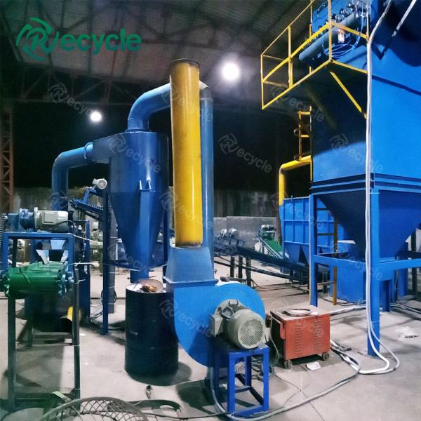 800-1000kg/H AC Radiator Recycling Plant Car Radiator Separating Machine