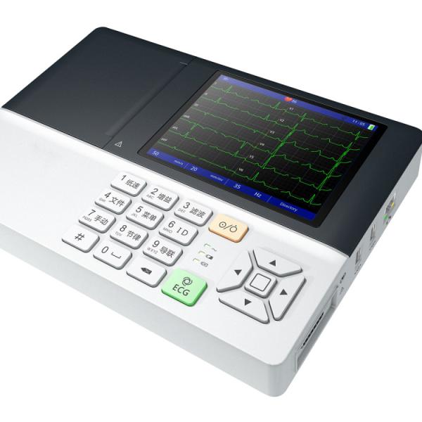 Full Digital Eighteen Channel ECG Machine / Medical 200 ECG Data Storage Electrocardiograph