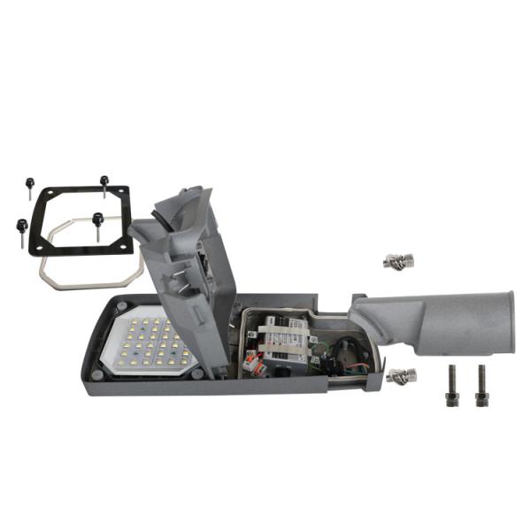 Уличный свет СИД снабжения жилищем IP66 IK08 лампы дороги рамки стеклянной версии алюминиевый