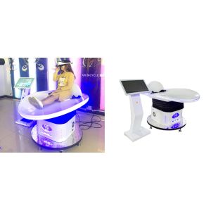 Glissez le système électrique de la machine 3 DOF de jeu de réalité virtuelle avec des pièces de monnaie de casques actionnées