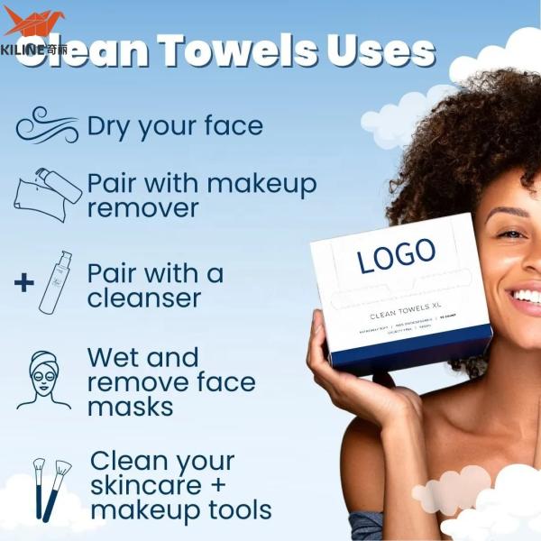 KILINE 2025 Newest Thicker Disposable Face Towel Face Cloth for Washing