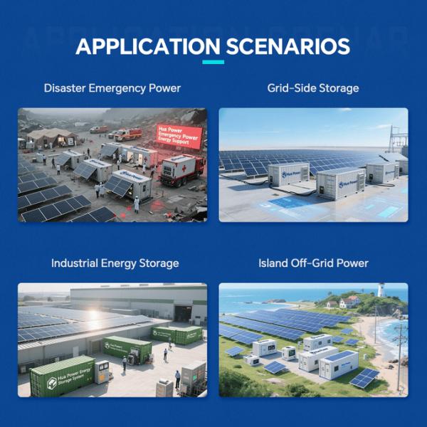 Система накопления энергии с жидкостным охлаждением Hua Power HC5010L 5015.96 кВтч LiFePO4