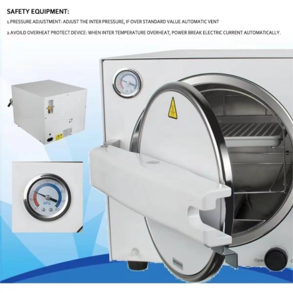 Хорошая цена Больница Стерилизатор оборудование Стоматологическая клиника 18L Класс N Стоматологический автоклав