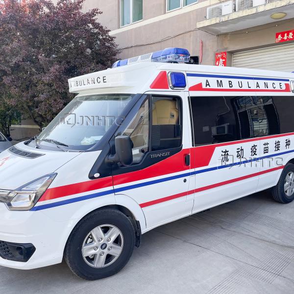 Vacinação móvel médica Van Ambulance Car da emergência Euro5