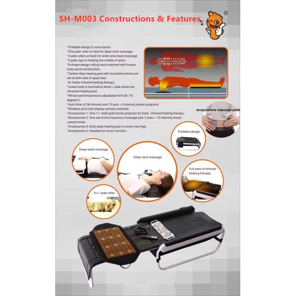 SH-M003 Нефритовый массажный кровать Каменная терапия Киропрактическая кровать