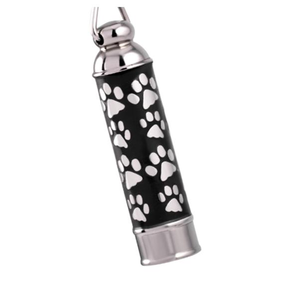 Cylinder Shape Stainless Steel Cremation Urn Pendant Necklace for Ash Pet Ash Urn Jewelry