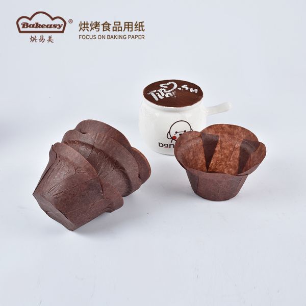 Lotus Baking Paper Cups Disposable Greaseproof Muffin Liners Non Stick Cupcake Wrappers for Bakery Dessert Party