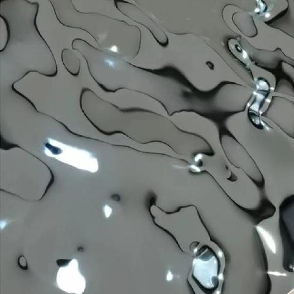 Water Ripple Stainless Steel Sheet 201 304 For Small / Middle / Big Water Ripple Finishing