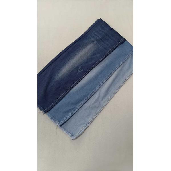 71% Lycell 5.8 oz Indigo oscuro con anchura completa 69/71 construcción 21+SB21*T400 twill Tejido de denim JSD2037 para mayoristas