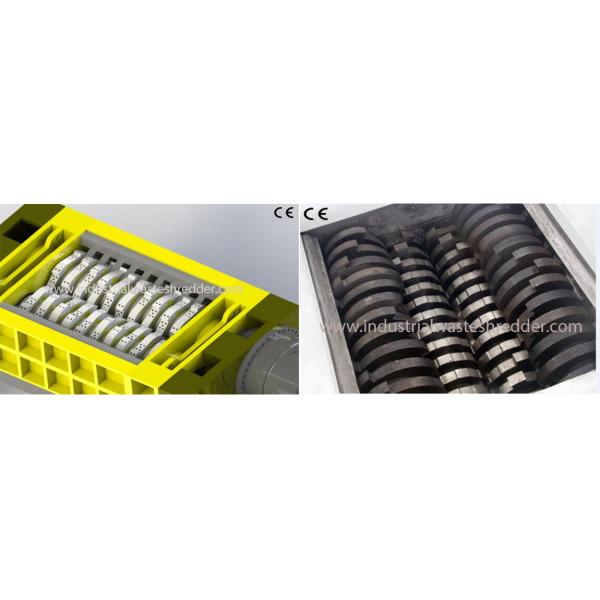 Automobile Waste Tire Shredder High Precision Stable Work Condition