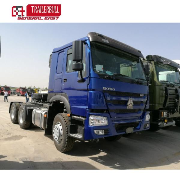 371HP HOWO 6X4 LHD camión tractor de trabajo pesado para remolque de vehículos en África y Asia