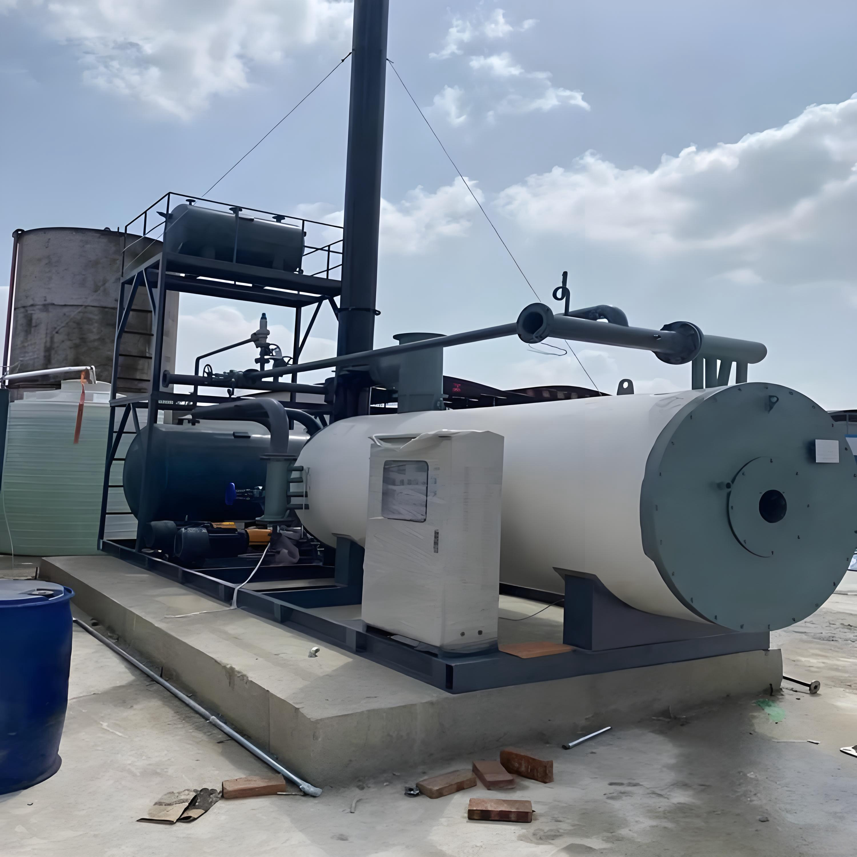 Horizontal Gas Oil Fired Thermal Fluid Boiler System For Industrial Heating