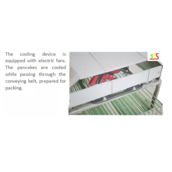 máquina comercial del fabricante del taco de la comida de 800pcs/h 450m m