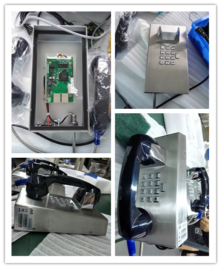 Telefone análogo resistente IP65-IP67 do metal