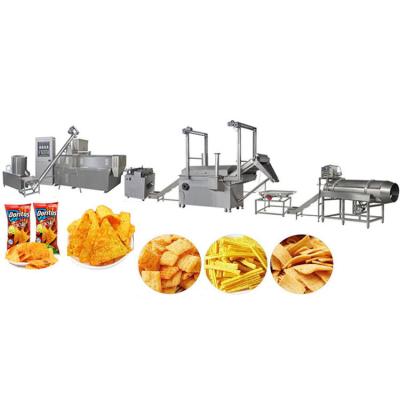 Linha de produção automatizada tortilha de Doritos Chips Production Line 100-500kg/H