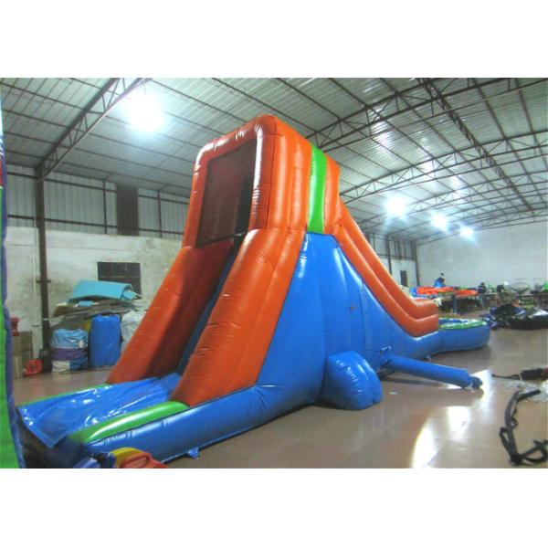 Single slide inflatable water slide small inflatable water slide with pool for kids