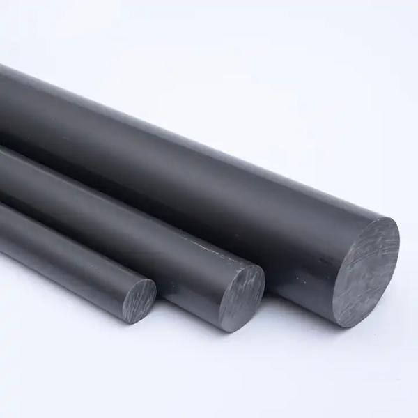 White Black Plastic PVC Round Rod Bar 1/2 Inch Lightweight