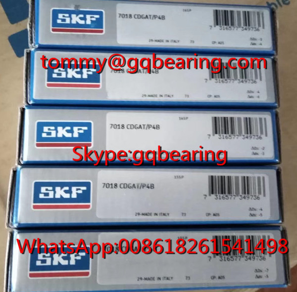 SKF 7018CDGAT/P4B Сверхточное угловое контактное шариковое подшипник для шпинделей