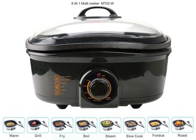 5 Liter Electric Multi Cooker , Power Pot Pressure Cooker 1200-1400W Overheat Protection