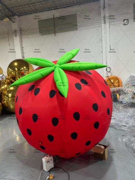 Event Advertising Giant Inflatable Strawberry Model Promotion Fruit Cartoon for Outdoor