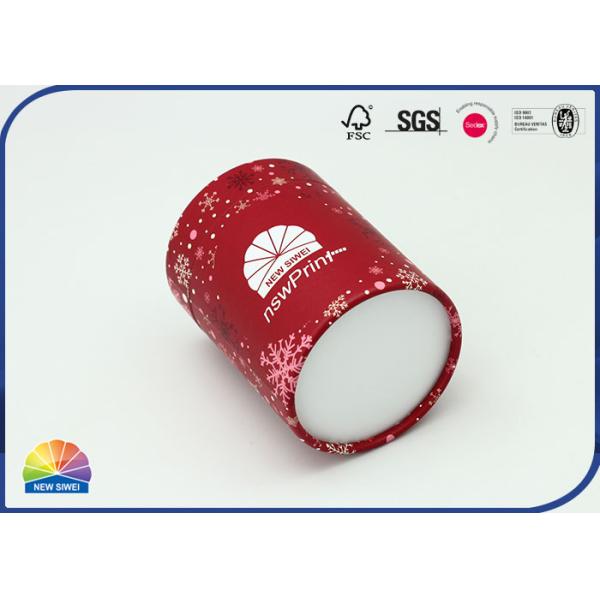 Трубка Eco ядра Kraft бумажная упаковывая с видимым пластиковым окном